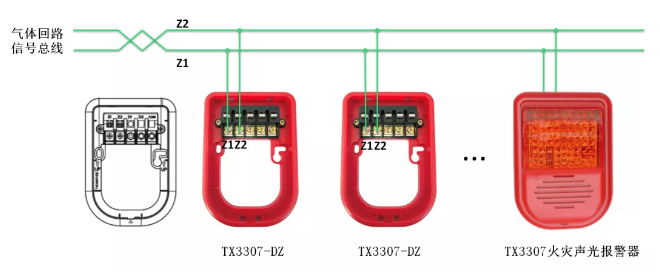 氣體滅火系統(tǒng)接線(xiàn)